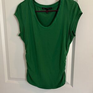 White House Black Market Green Short Sleeve Top